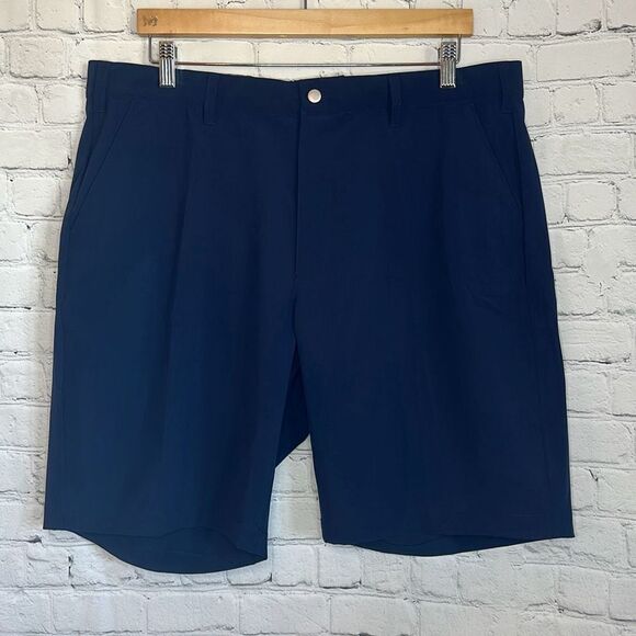TGW Golf Shorts Mens 38 Navy Flat Front Stretch Waist Lightweight Golf Warehouse - Picture 1 of 7